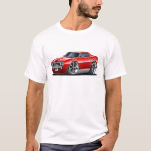 Camiseta Coche 1967 del rojo de Firebird