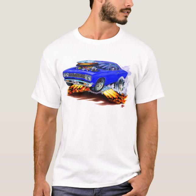 Camiseta Coche 1968-69 del azul del Roadrunner (Anverso)