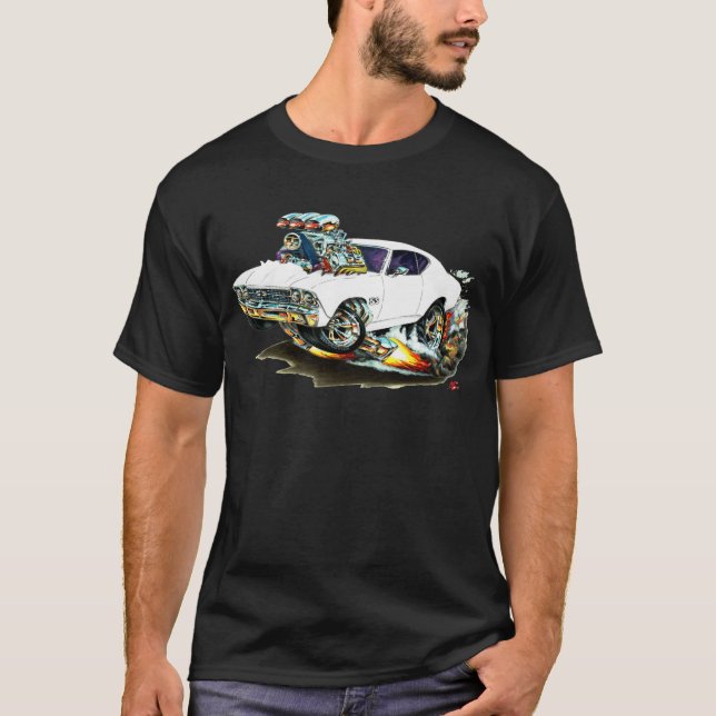 Camiseta Coche 1968-69 del blanco de Chevelle (Anverso)