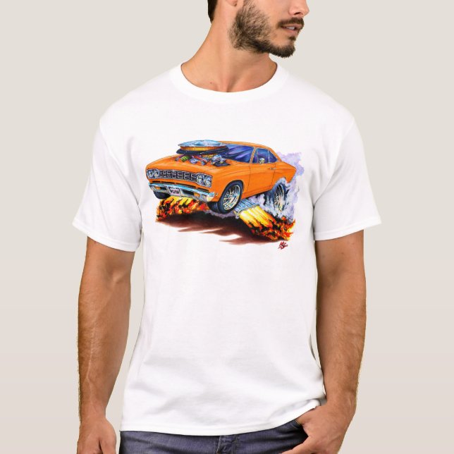 Camiseta Coche 1968-69 del naranja del Roadrunner (Anverso)