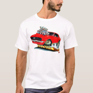 Camiseta Coche 1968 del rojo de Camaro