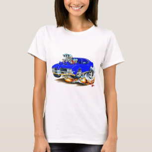 Camiseta Coche 1969 del azul del machete de Olds