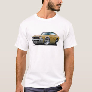 Camiseta Coche 1969 del oro de Buick GS