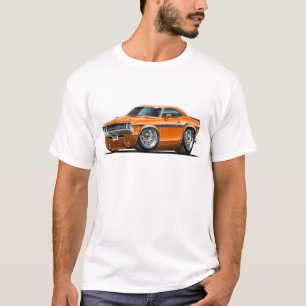 Camiseta Coche 1970-72 del naranja del desafiador