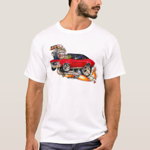 Camiseta Coche 1970-72 del rojo de Buick GS