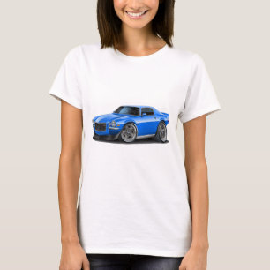Camiseta Coche 1970-73 del azul de Camaro