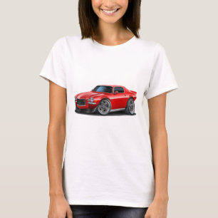Camiseta Coche 1970-73 del rojo de Camaro