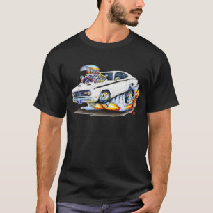 Camiseta Coche 1970-74 del blanco del plumero de Plymouth