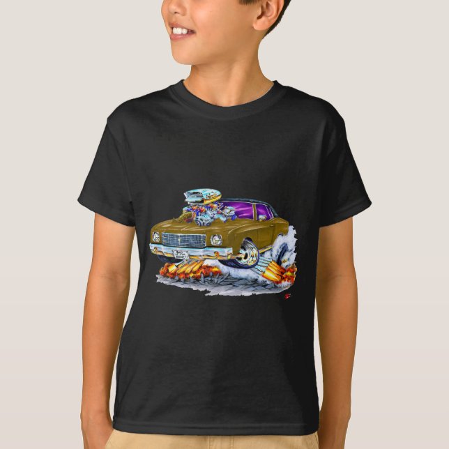 Camiseta Coche 1970 de Monte Carlo Brown (Anverso)