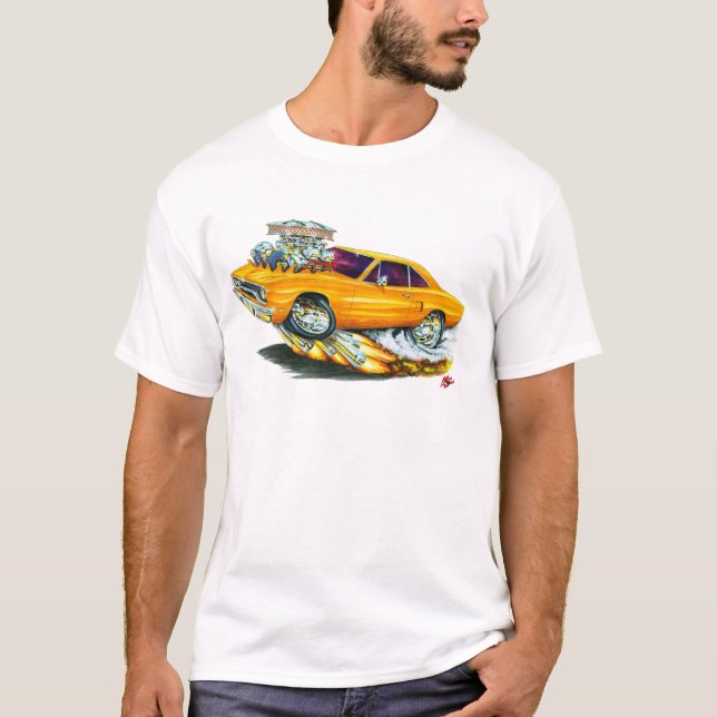Camiseta Coche 1970 del naranja del Roadrunner (Anverso)