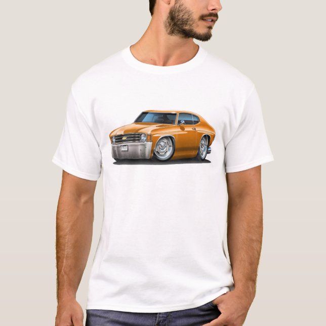 Camiseta Coche 1971-72 del naranja de Chevelle (Anverso)
