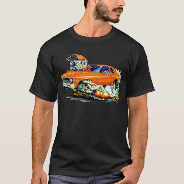 Camiseta Coche 1971-74 del naranja de Nova (Anverso)