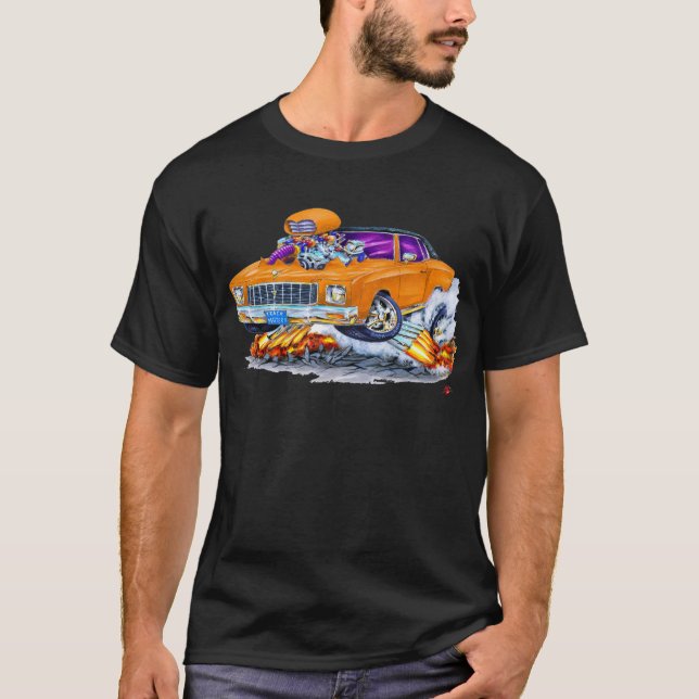 Camiseta Coche 1971 del naranja de Monte Carlo (Anverso)