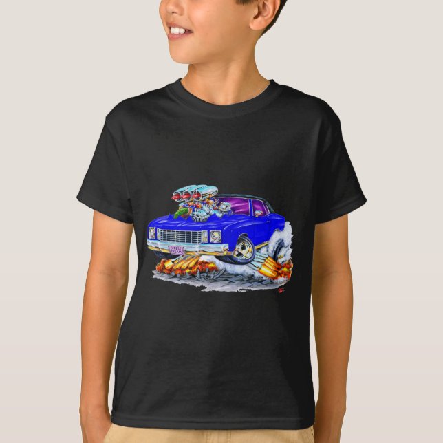Camiseta Coche 1972 del azul de Monte Carlo (Anverso)