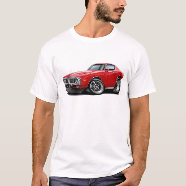 Camiseta Coche 1973-74 del rojo del cargador (Anverso)