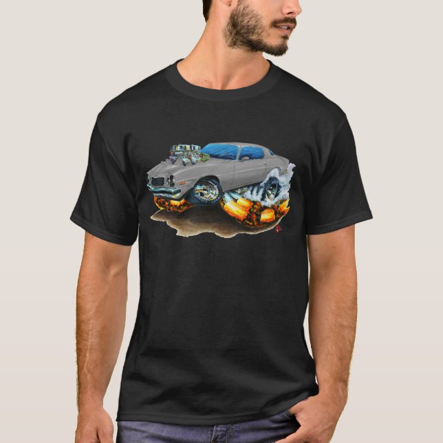 Camiseta Coche 1974-78 del gris de Camaro (Anverso)