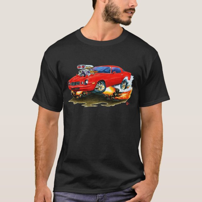 Camiseta Coche 1979-81 del rojo de Camaro (Anverso)