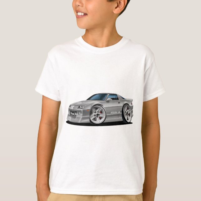 Camiseta Coche 1982-92 del gris de Camaro (Anverso)