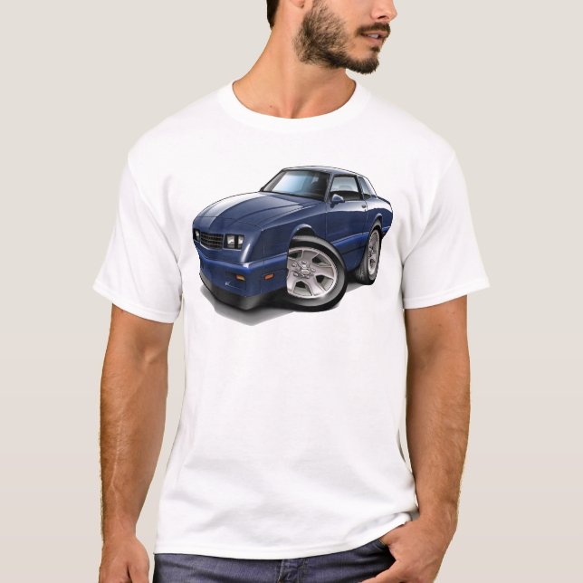 Camiseta Coche 1983-88 del azul de Monte Carlo (Anverso)