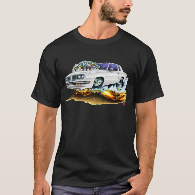 Camiseta Coche 1983-88 del blanco del machete (Anverso)