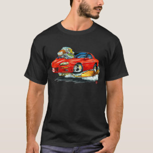 Camiseta Coche 1998-02 del rojo de Camaro