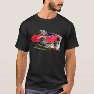 Camiseta Coche 1998-2004 del rojo del Corvette