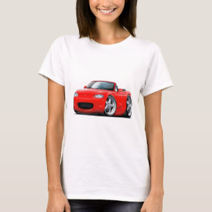 Camiseta Coche 1999-05 del rojo de Miata
