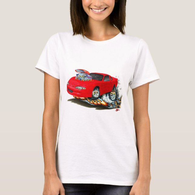 Camiseta Coche 2000-05 del rojo de Monte Carlo (Anverso)