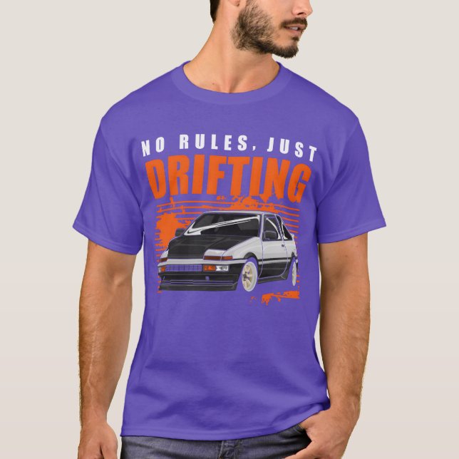 Camiseta Coche a la deriva chico (Anverso)