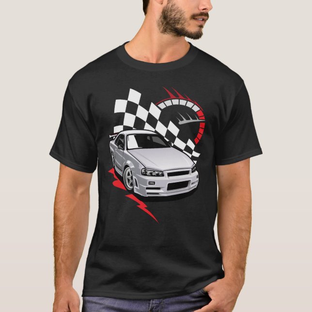 Camiseta Coche acelerado (Anverso)