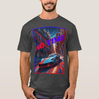Camiseta Coche acelerando por la ciudad vintage