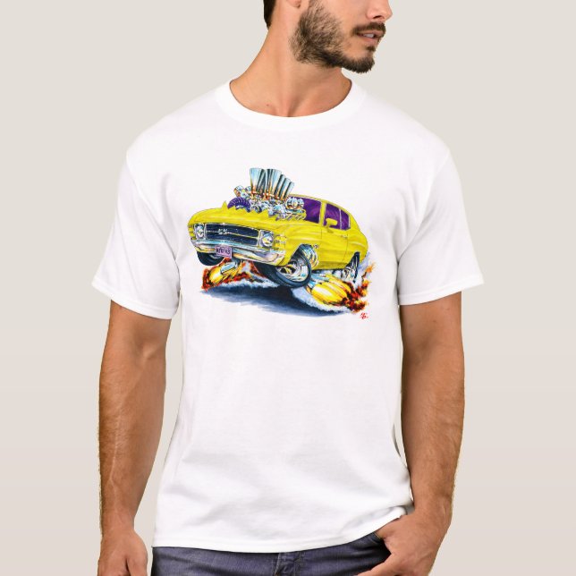 Camiseta Coche amarillo 1971-72 de Chevelle (Anverso)