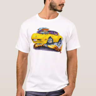 Camiseta Coche amarillo 1980-82 del Corvette
