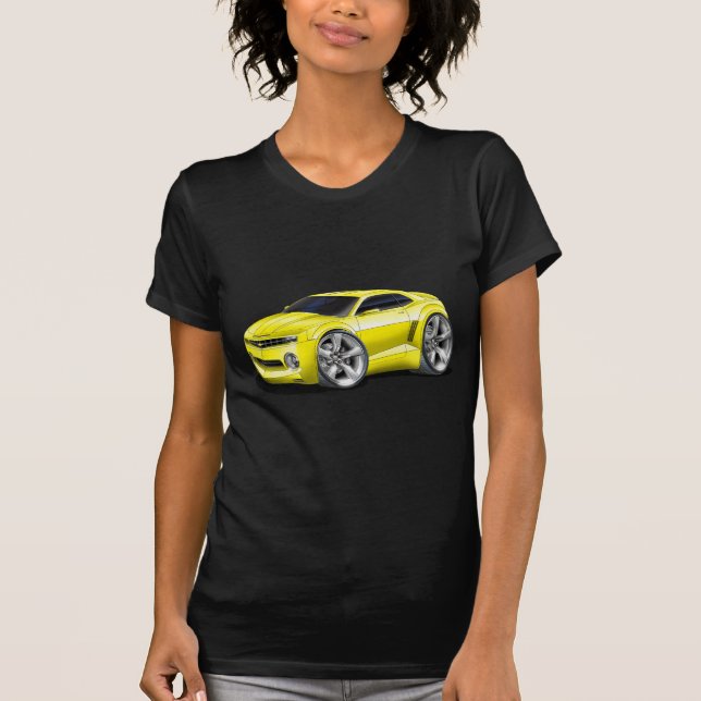 Camiseta Coche amarillo 2010-11 de Camaro (Anverso)