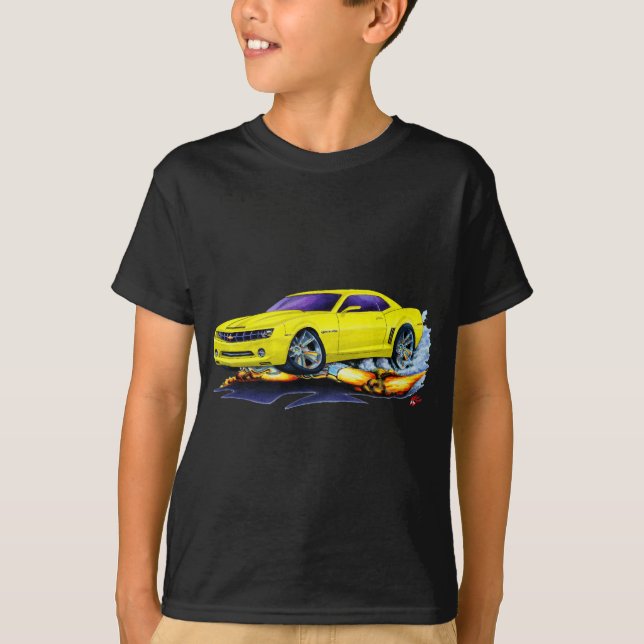 Camiseta Coche amarillo 2010 de Camaro (Anverso)