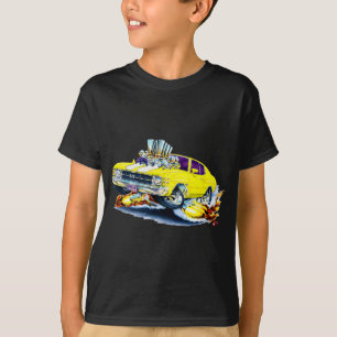 Camiseta Coche Amarillo-Blanco 1971-72 de Chevelle