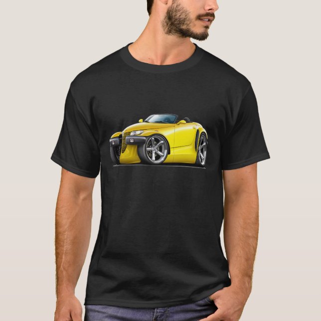 Camiseta Coche amarillo del merodeador (Anverso)