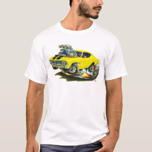 Camiseta Coche Amarillo-Negro 1968-69 de Chevelle