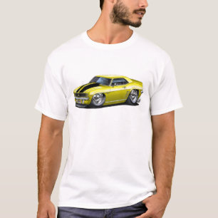 Camiseta Coche Amarillo-Negro 1969 de Camaro