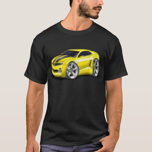 Camiseta Coche Amarillo-Negro 2010-11 de Camaro (Anverso)