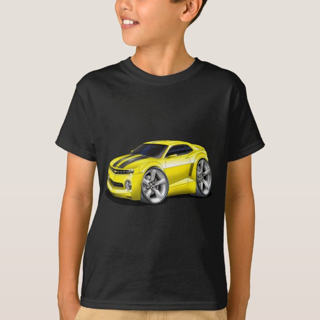 Camiseta Coche Amarillo-Negro 2010-11 de Camaro (Anverso)