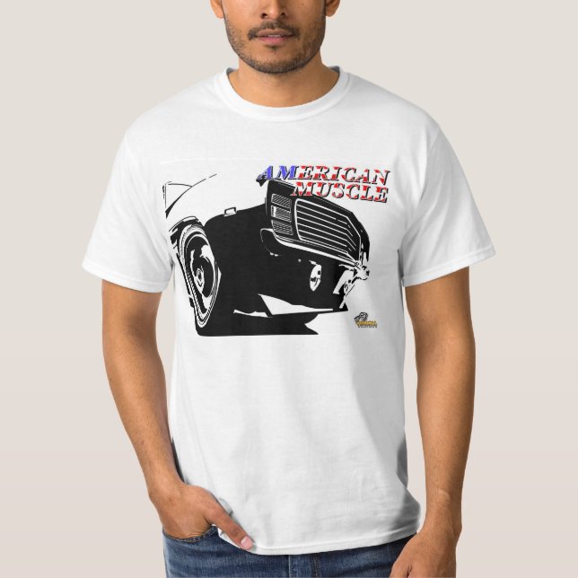 Camiseta Coche americano del músculo (Anverso)