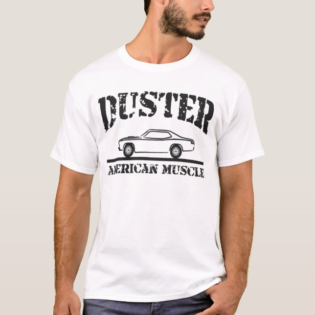 Camiseta Coche americano del músculo del plumero de (Anverso)