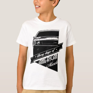 Camiseta Coche americano del músculo el desafiador 1970