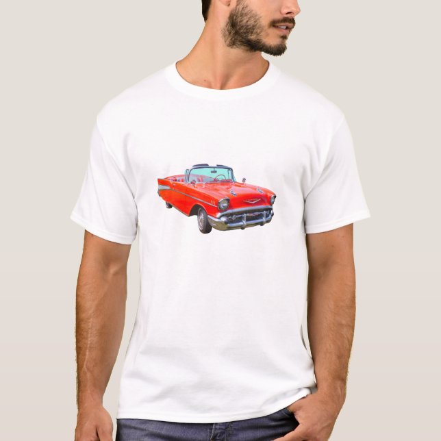 Camiseta Coche antiguo convertible 1957 del Bel Air de (Anverso)