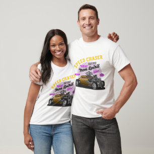 Camiseta Coche Antiguo Perseguidor de Velocidad