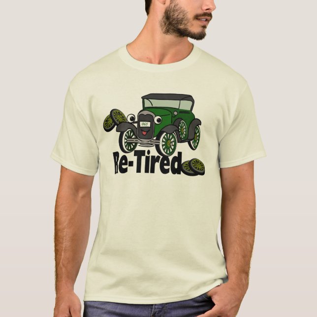 Camiseta Coche Antiguo Retirado (Anverso)