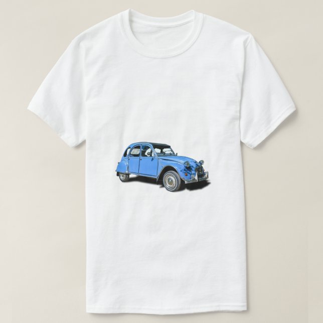 Camiseta Coche Antiguo Vintage (Diseño del anverso)
