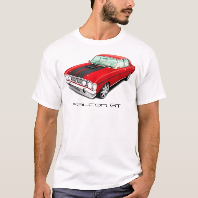Camiseta Coche australiano clásico del músculo (Anverso)