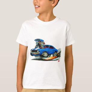 Camiseta Coche Azul-Blanco 1969 de Camaro SS